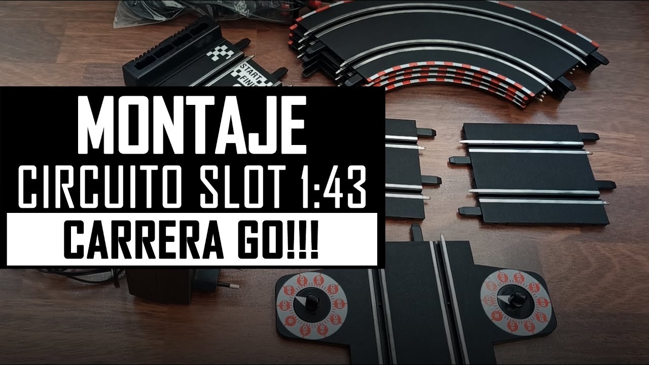 🛣️ CÓMO MONTAR una PISTA 【 CARRERA GO!!! 】¡CIRCUITO SENCILLO!