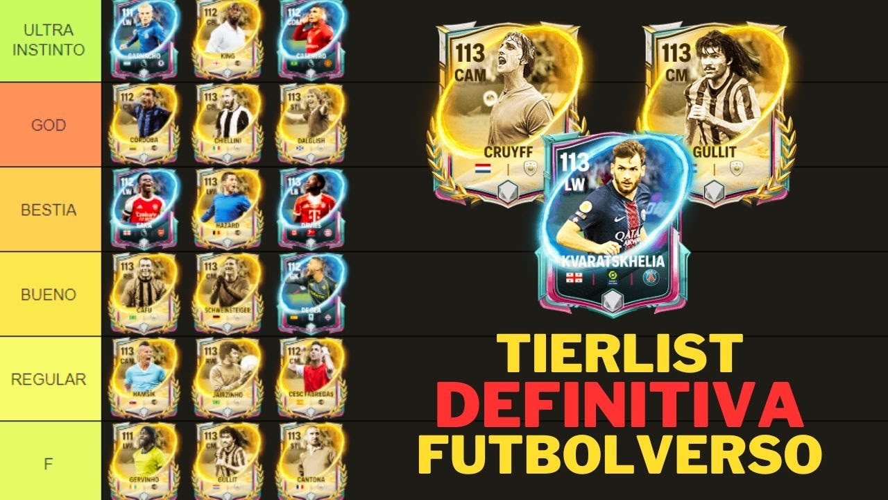 👑 LA TIER LIST DEFINITIVA de FOOTYVERSE 👑 | De 