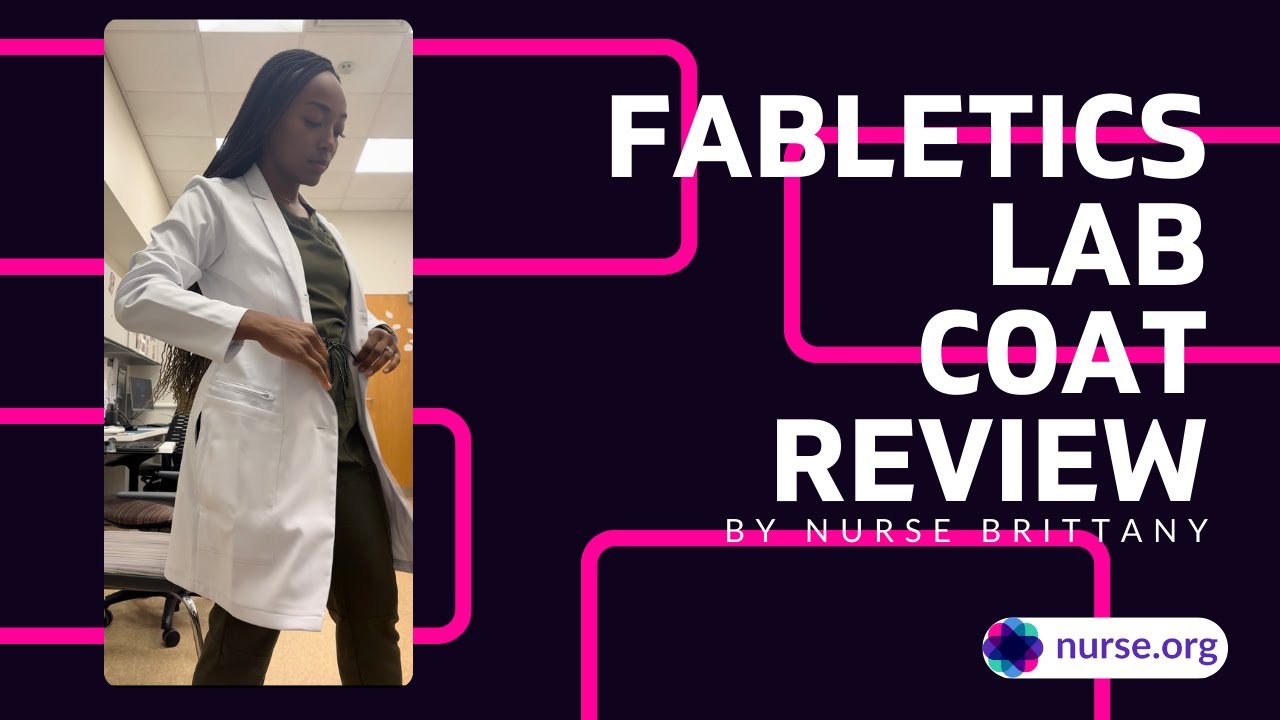 **Fabletics Scrubs Lab Coat Review By Nurse Brittany: Best Scrubs For Nurses**