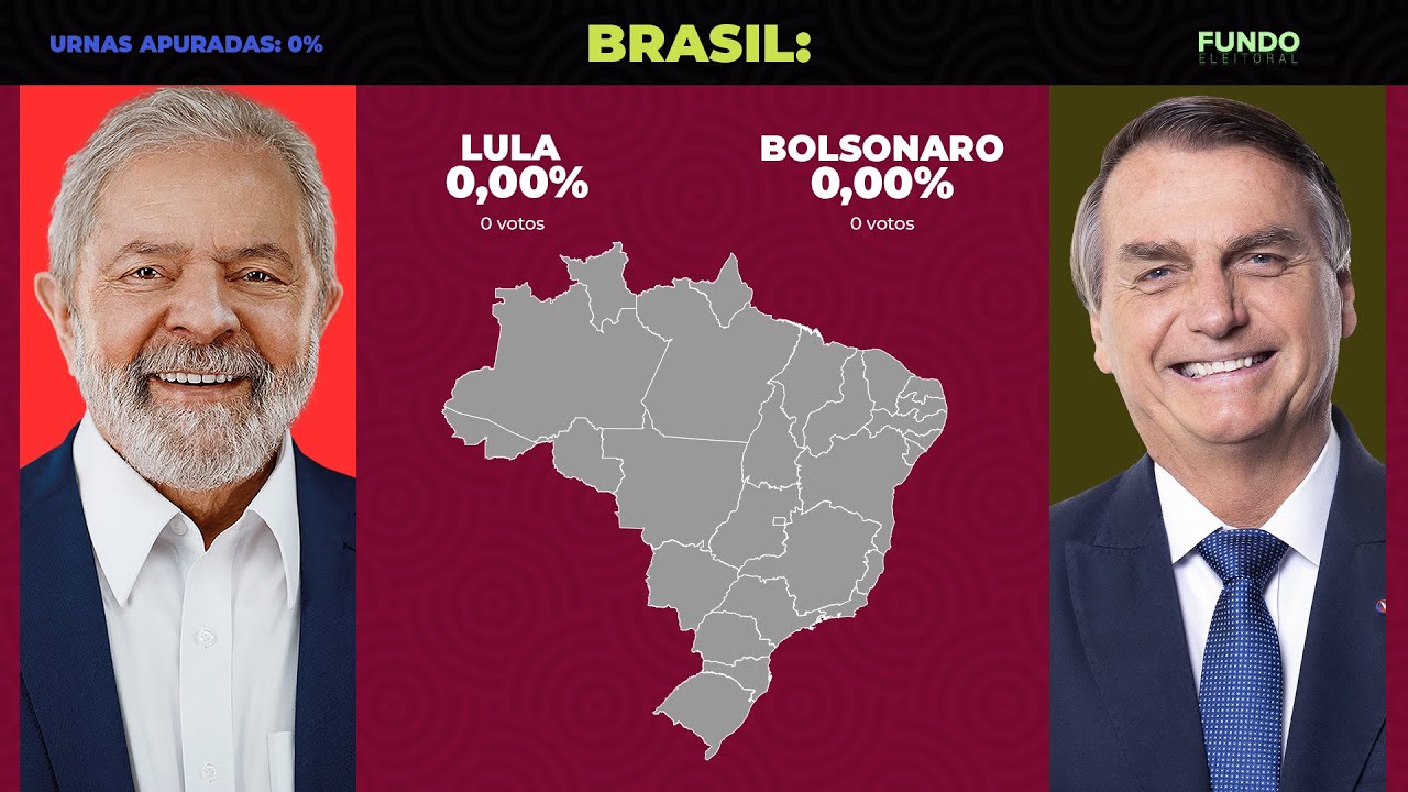 Apuração da Eleição 2022 | Presidente e Governadores