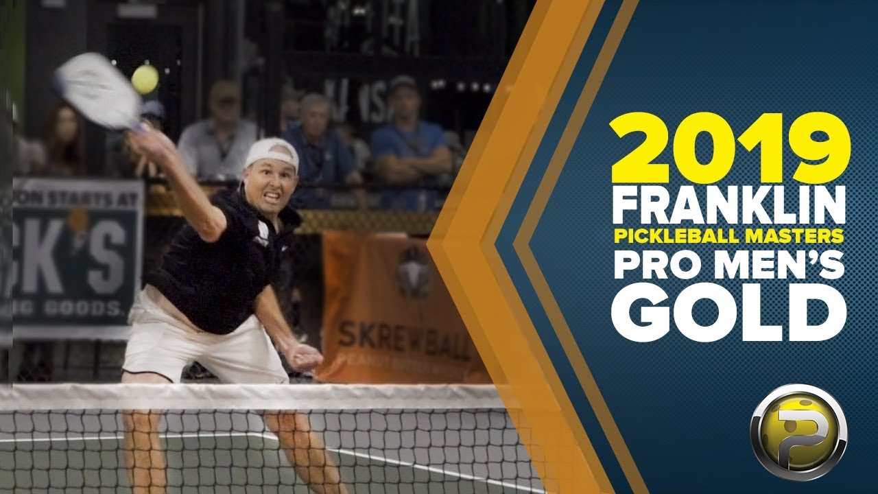 Pro Men's Gold Medal Match from the 2019 Franklin Pickleball Masters