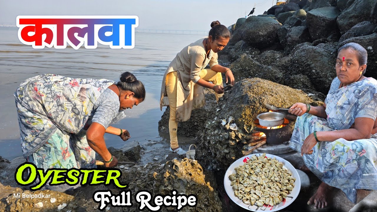 Oyester | Elephants Island वर फोडली कालवा | आईने बनवली कालवांची जबरदस्त Recipe |  Best Seafood