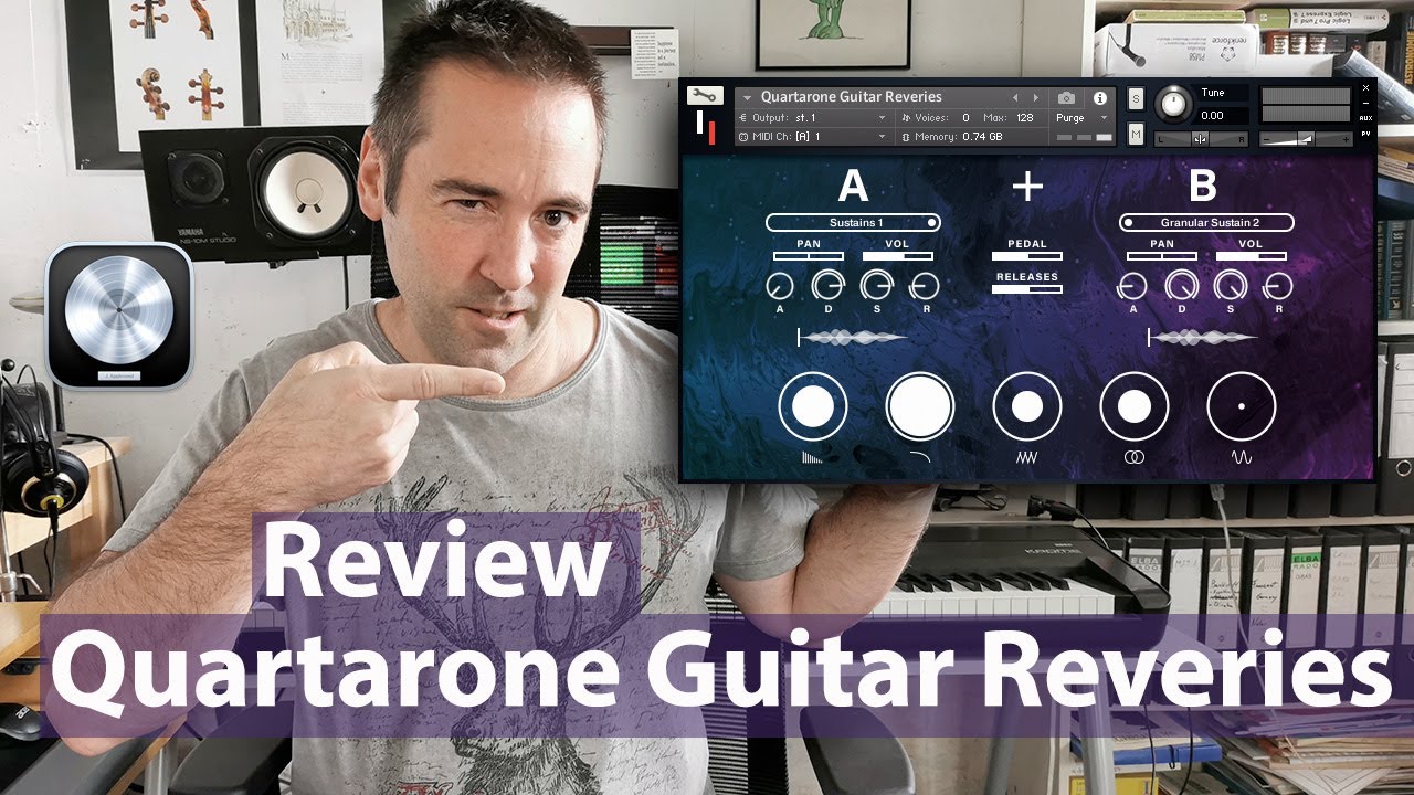 Review Quartarone Guitar Reveries | Wonderful cinematic guitar library