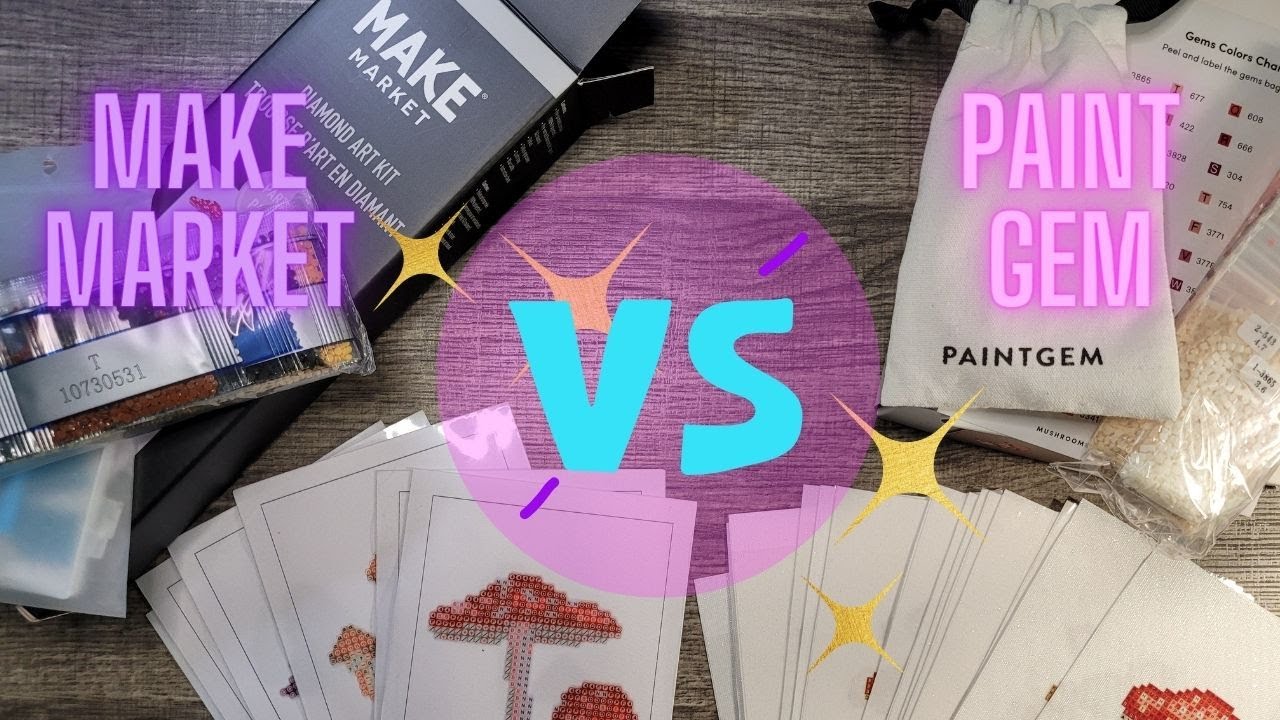 Ultimate Showdown: Make Market vs. Paint Gem - Which is the BETTER Diamond Painting Company?