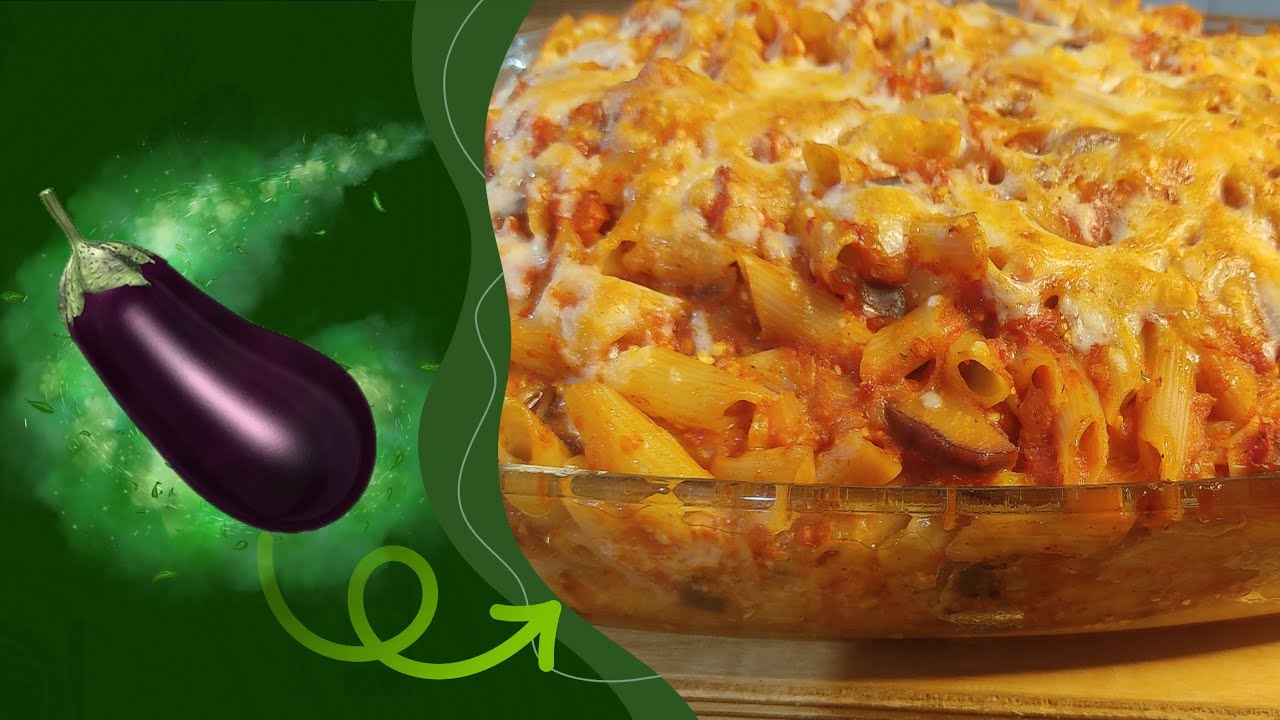 Eggplant, which drives everyone crazy! Recipe for pasta with peppers and eggplant.