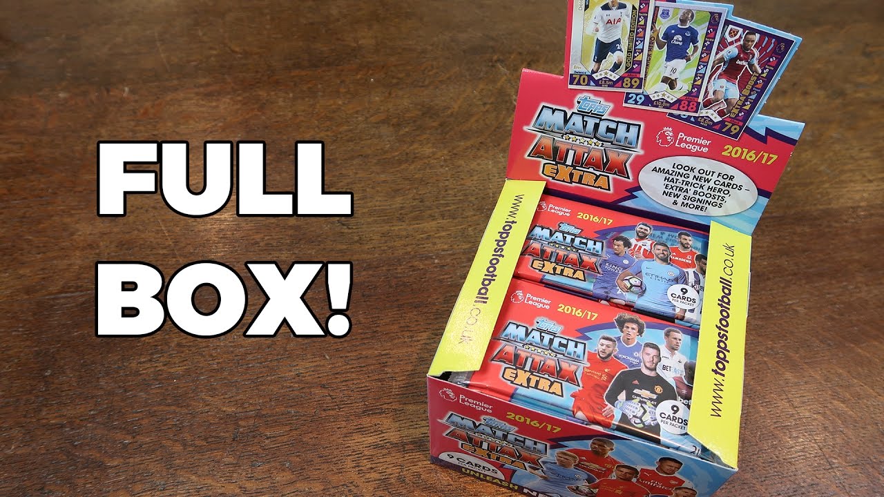 FULL BOX OPENING! Match Attax Extra 2016/17