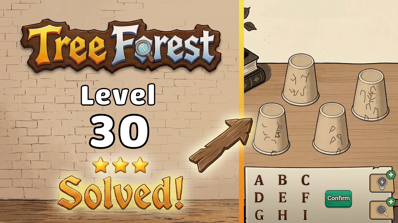 Tree Forest: Detective Words - Level 30 Walkthrough 🧩 | Full Solution & Gameplay! 🌲✨