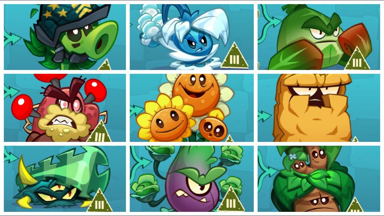 Plants Vs Zombies 3 Evolved: All Plants