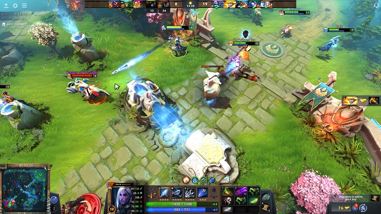 DOTA 2 (2021) Drow Ranger Turbo Gameplay