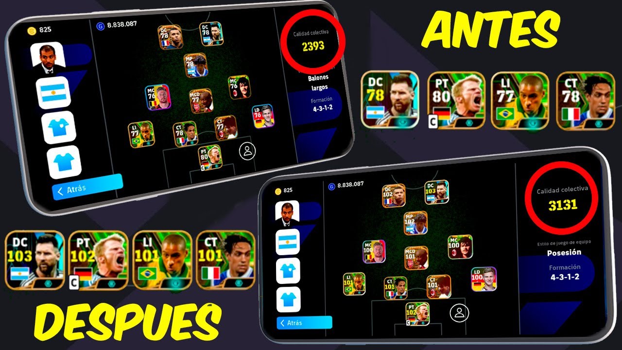 🏋️‍♂️COMO ENTRENAR JUGADORES en EFOOTBALL 2025 MOBILE ✅ POTENCIA e IMPULSA TUS JUGADORES AL 100%