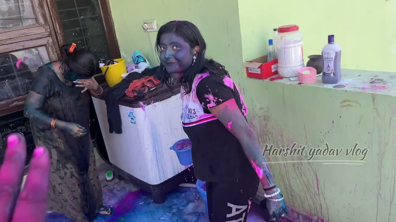 KICHAD S HOLI KHELI BHABHI NE 😂😂 PART -2
