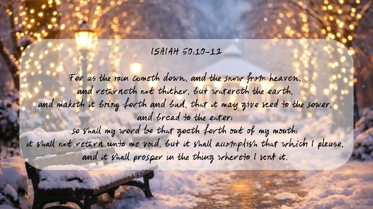 Hidden Manna | Isaiah 50:10–11 | Walking by Faith in the Quiet Night | Worship Instrumental