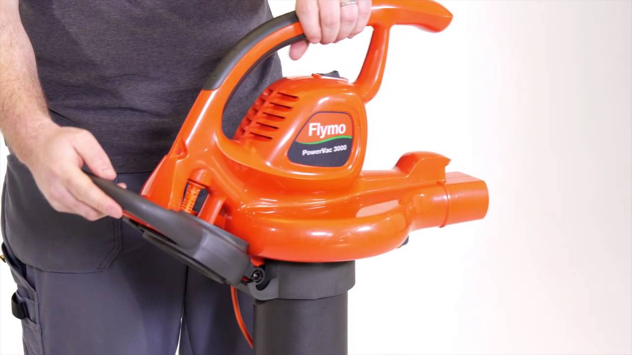 How to assemble the Flymo PowerVac 3000 in vacuum mode