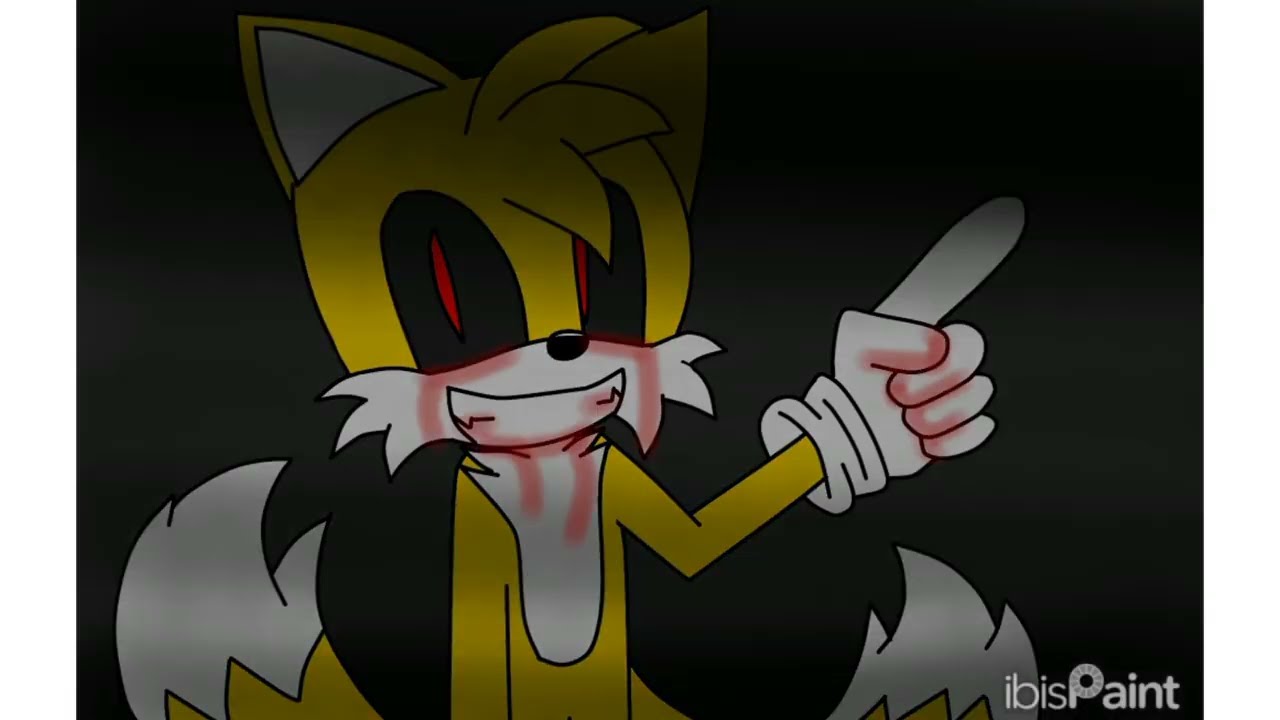 Fanart De Tails The Exe.😈🔥🤍✨ ( SpeedPaint ) [ DONT USE HEADPHONES! ]