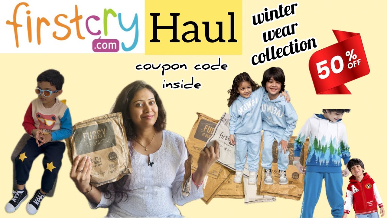 FirstCry Baby Boy Dress Haul | FirstCry Winter Hual | FirstCry Coupon Code Latest