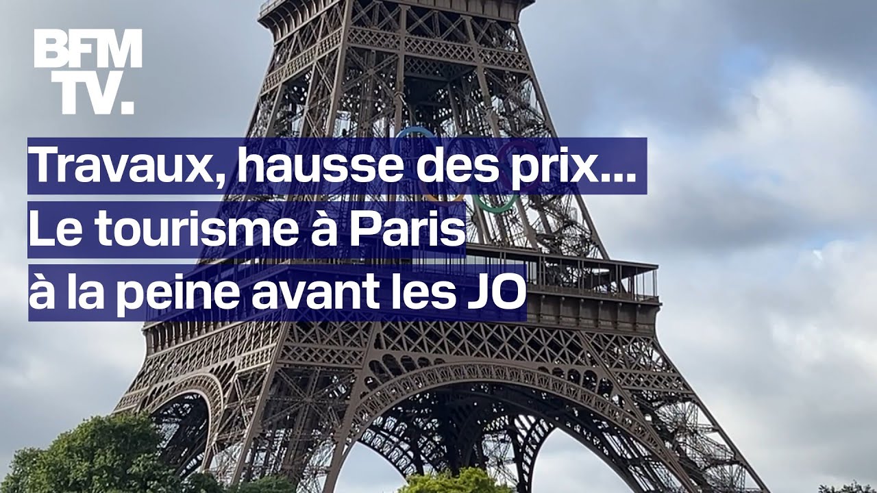 Travaux, sites ferm&eacute;s&hellip;Le tourisme &agrave; Paris &agrave; la peine avant les JO