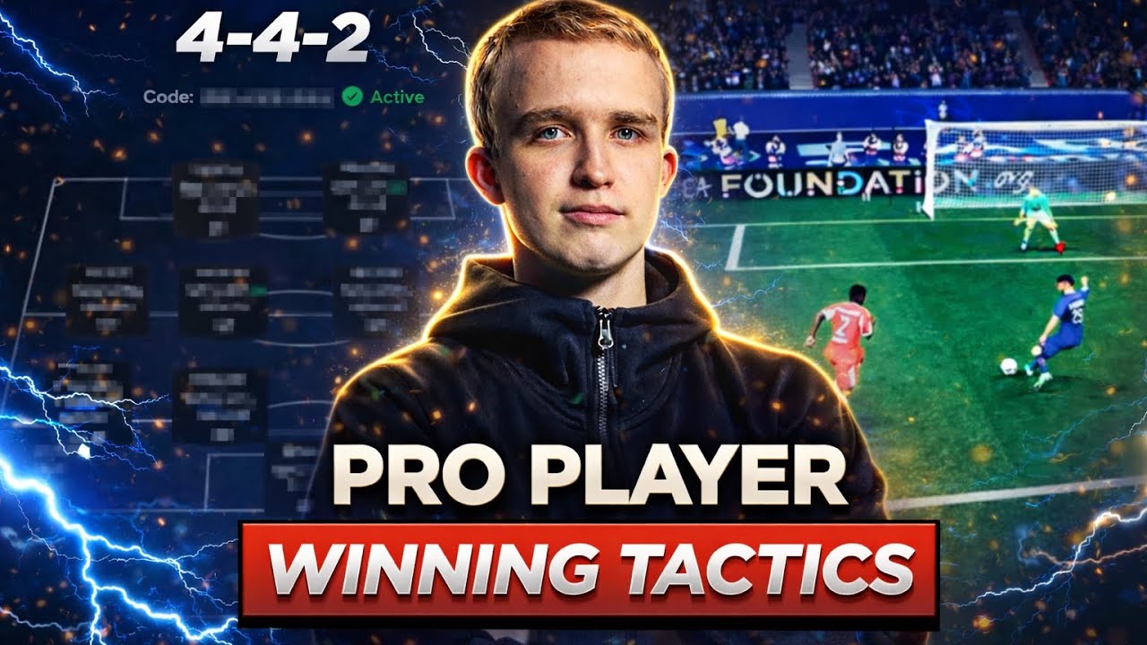 Pro Player Anders Vejrgang Broken META 4-4-2 🎯 FC Pro Open Winner Tactics in FC 26🏆