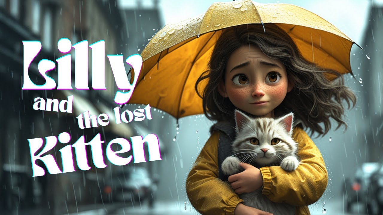 Lily & the lost kitten | Stories for kids in English | Bedtime stories | Life lessons for children