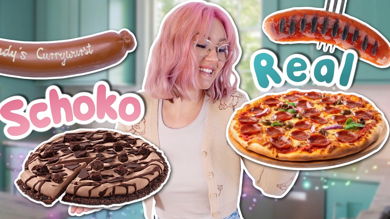 24H Schokolade vs. Real Food Challenge 🍫 Wer darf was? | ViktoriaSarina