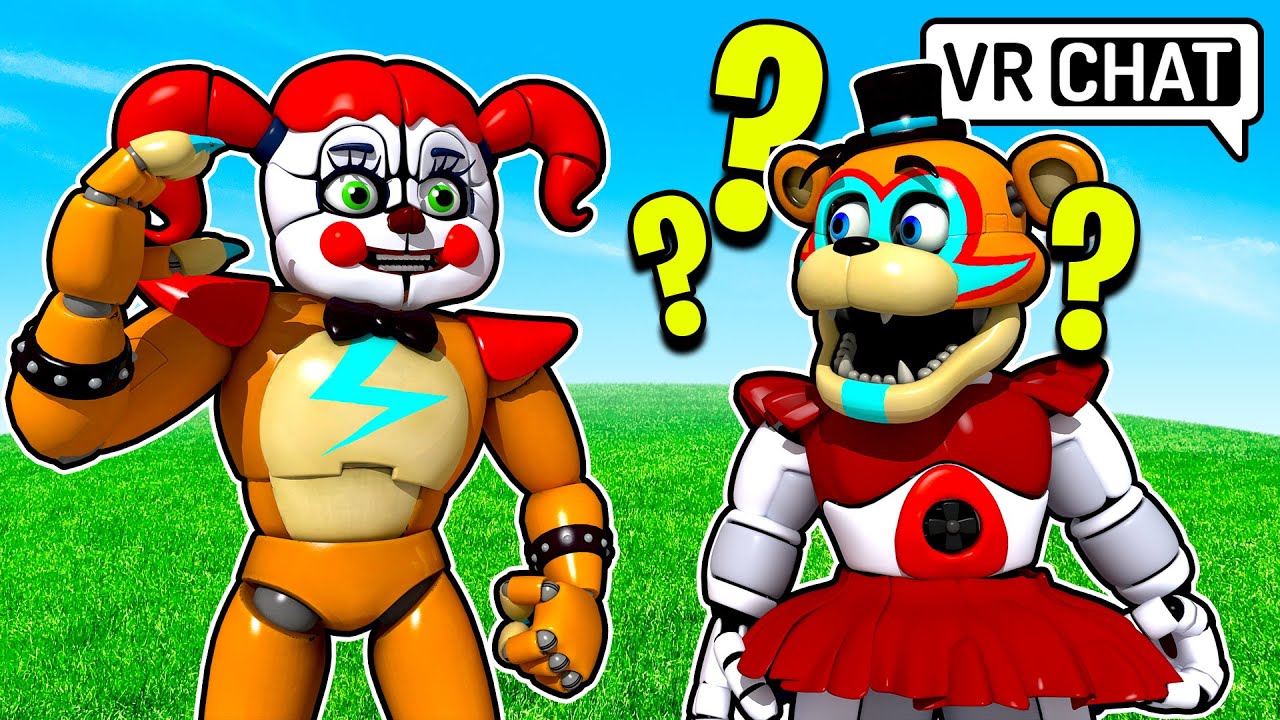Circus Baby BODY SWAP with Glamrock Freddy in VRCHAT