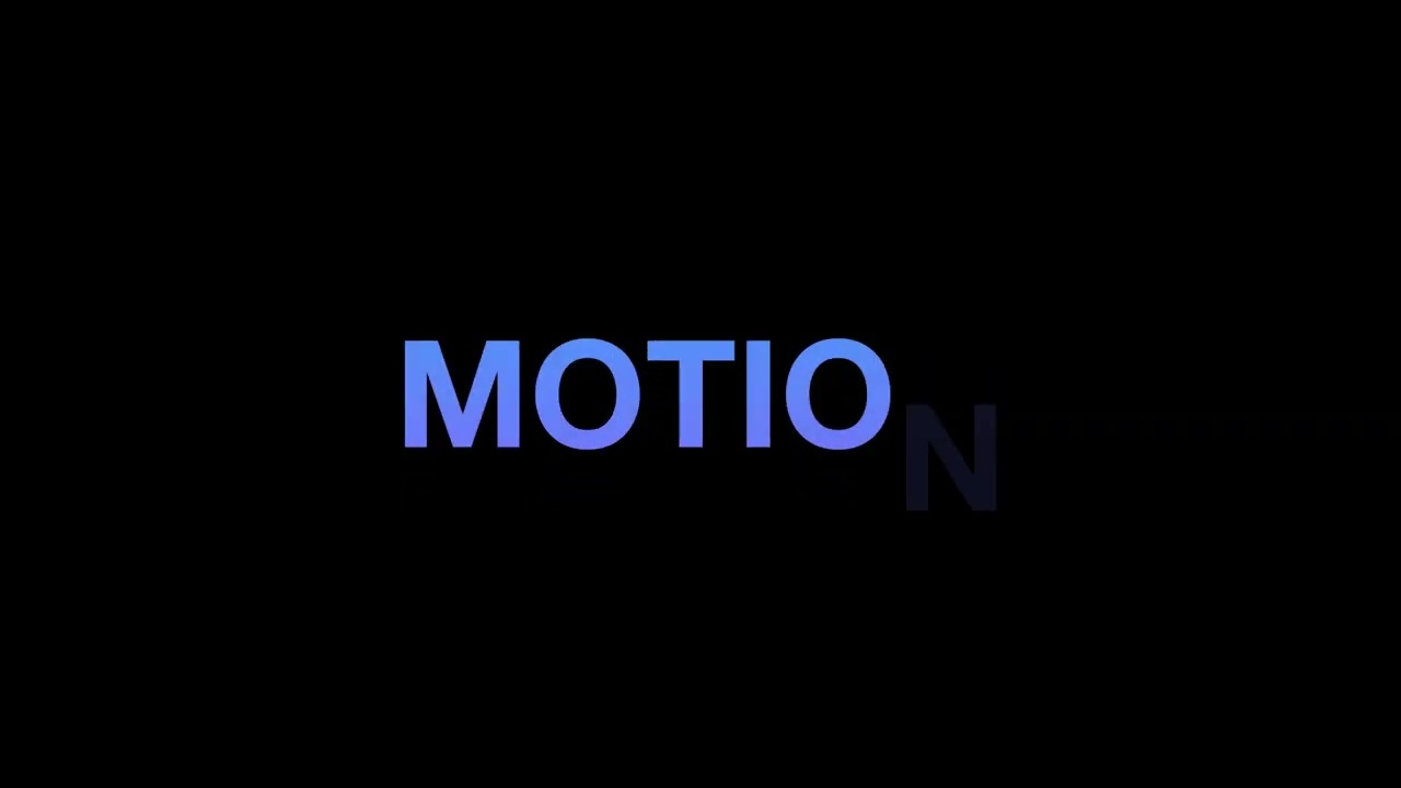 Dynamic Kinetic Typography Animation