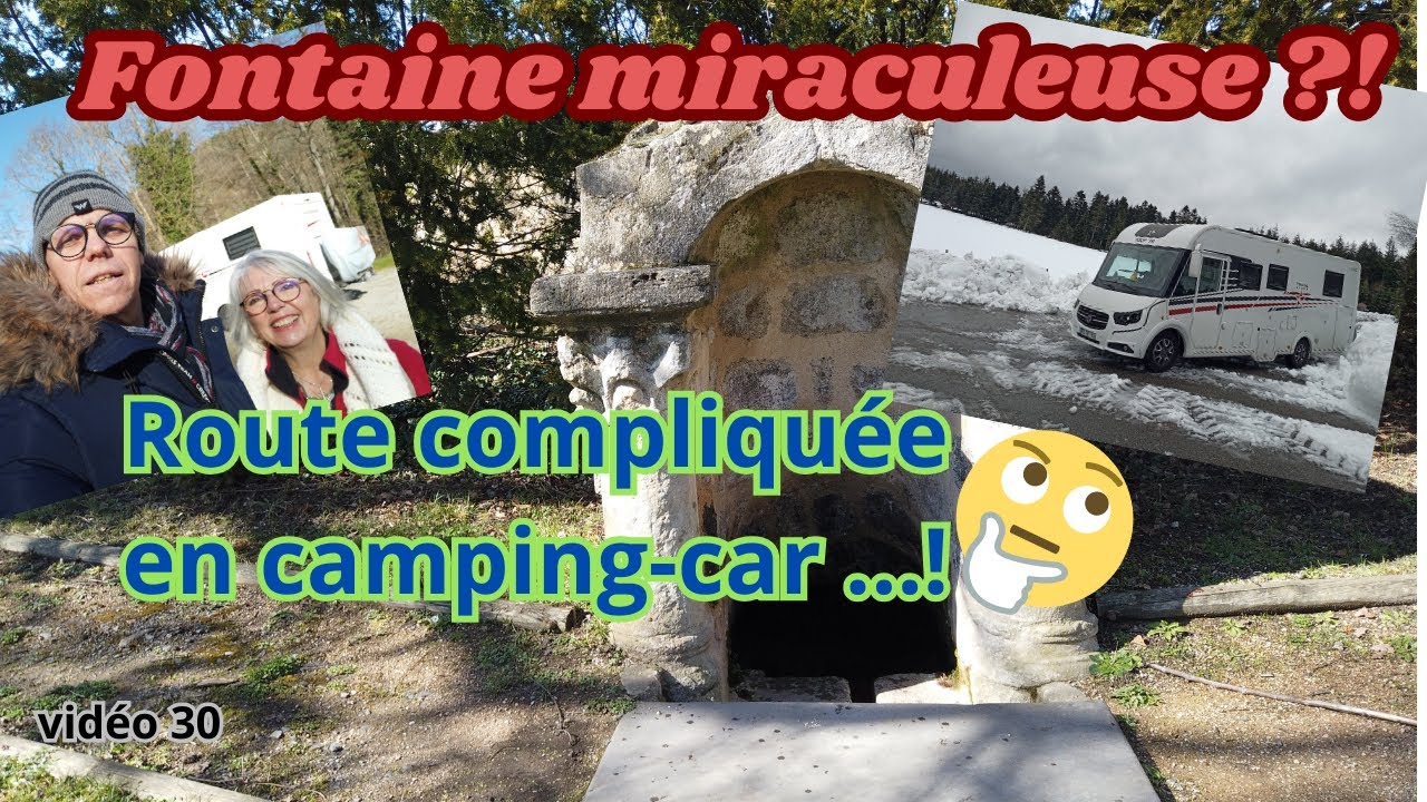 Fontaine miraculeuse ?  parfois les routes sont compliquées !
