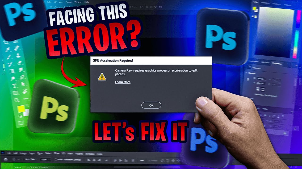 FIX: Camera Raw Requires Graphics Processor Acceleration in Photoshop | Full Working Solution