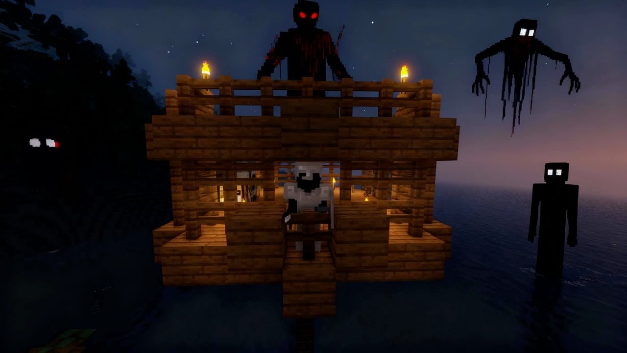 Minecraft 5 Horror Mods Gameplay (No Commentary)