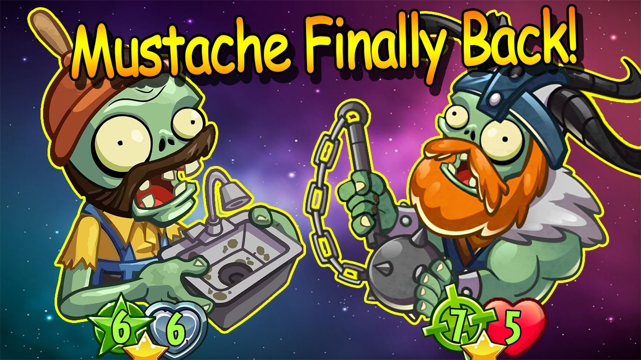 Mustache Synergy Is Back With Kitchen Sink + Shieldcrusher Viking Combo ▌PvZ Heroes