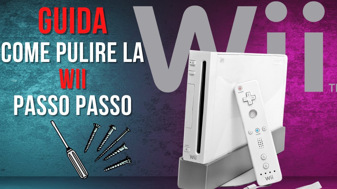 GUIDA PULIZIA WII - COME APRIRE E SMONTARE LA WII #wii #nintendo #fix #dust #2024 #termalpad #open