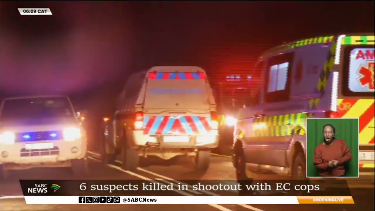 Six suspects killed in a police shootout in Mthatha