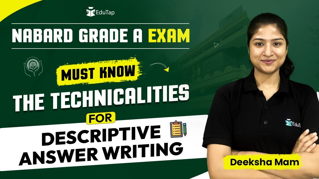 NABARD Grade A Descriptive Paper | How to prepare Descriptive Answer Writing | NABARD Preparation