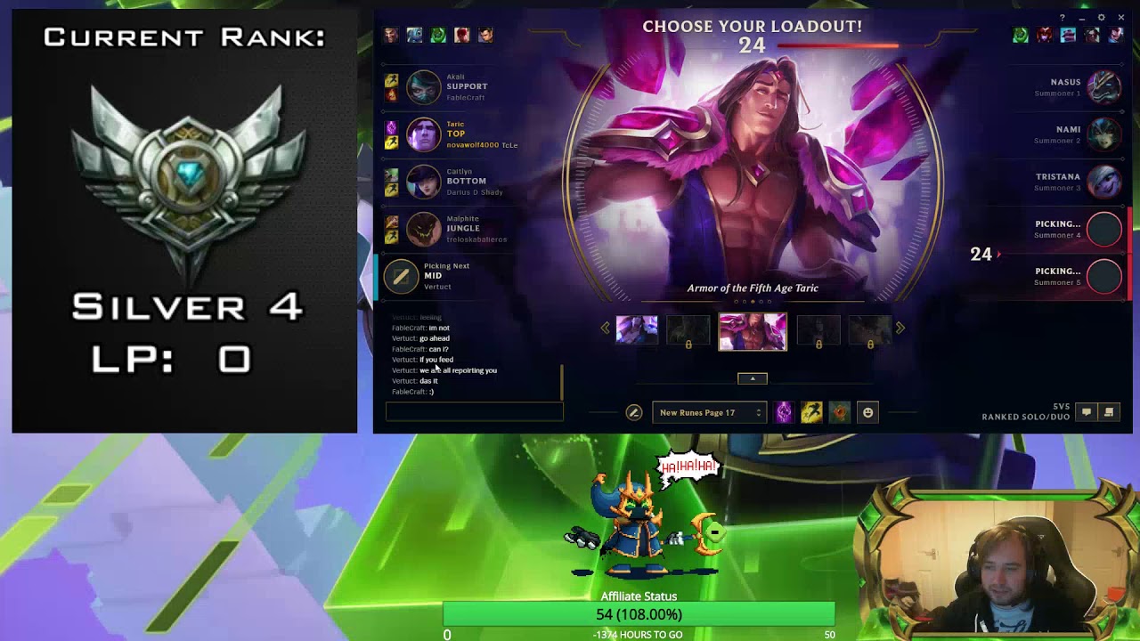 Nova Plays League of Legends | 27/02/18