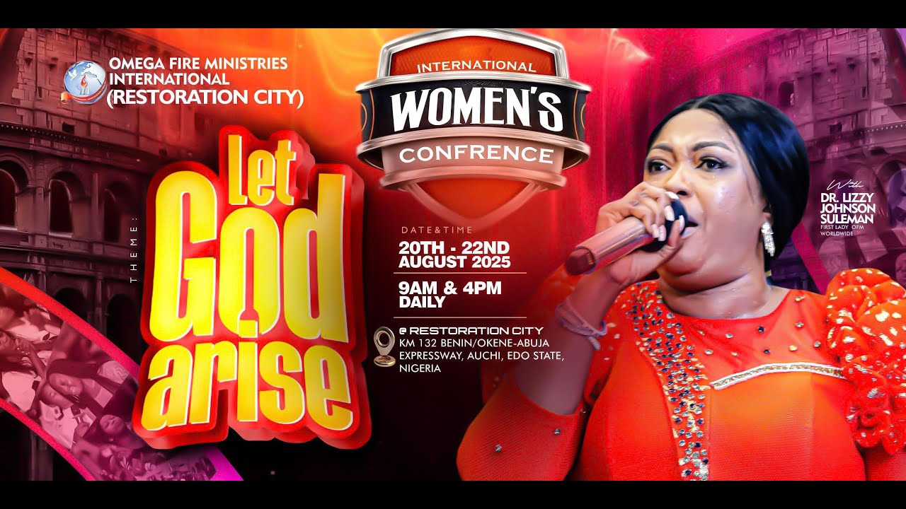 Int'l Women Conference 2025 With Apostle Johnson & Dr Lizzy Suleman– Day 1 Evening. 20th AUG. 2025