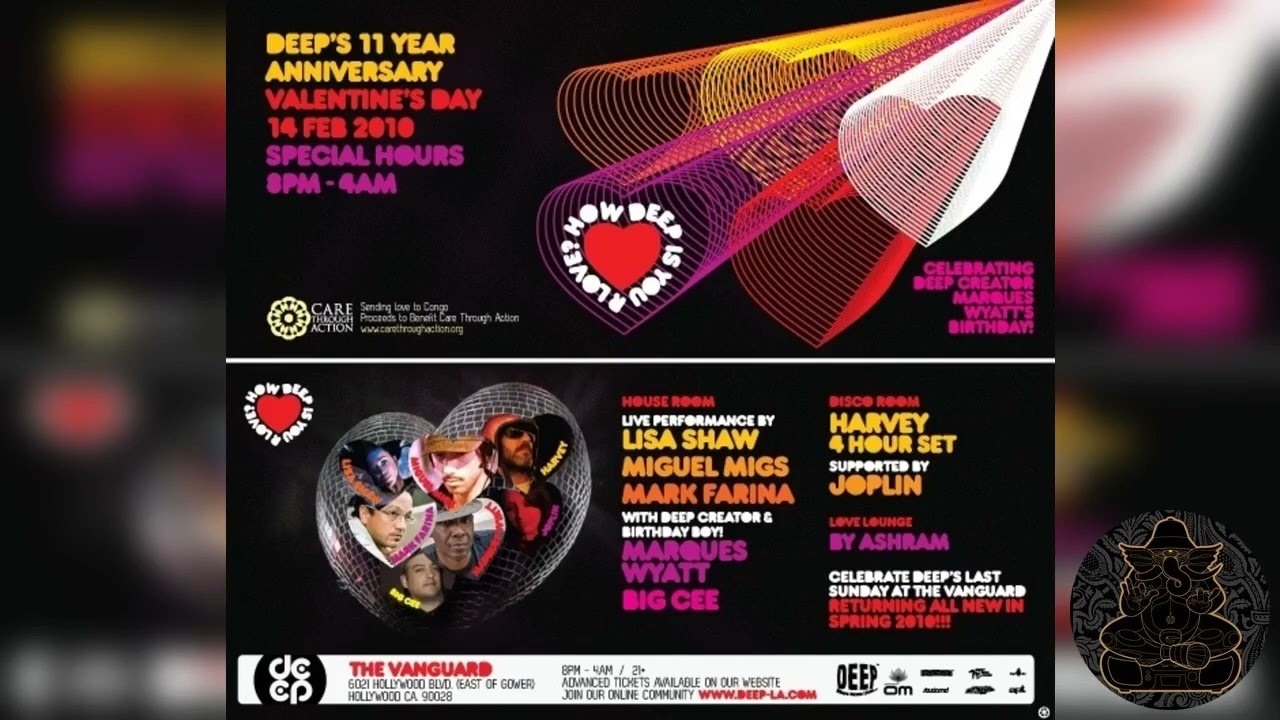 Mark Farina @ DEEP LA 11 Year Anniversary Party- Vanguard, Los Angeles CA- February 14, 2010