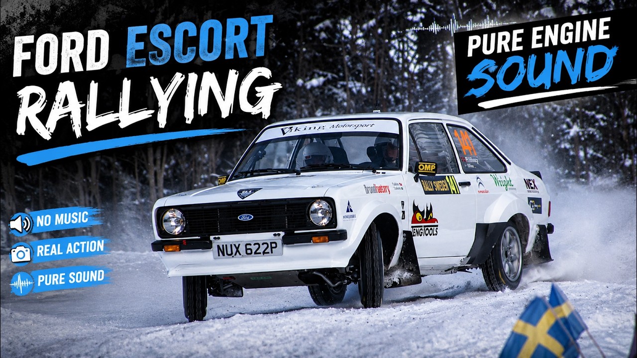 Ford Escort Rallying [PURE ENGINE SOUND]