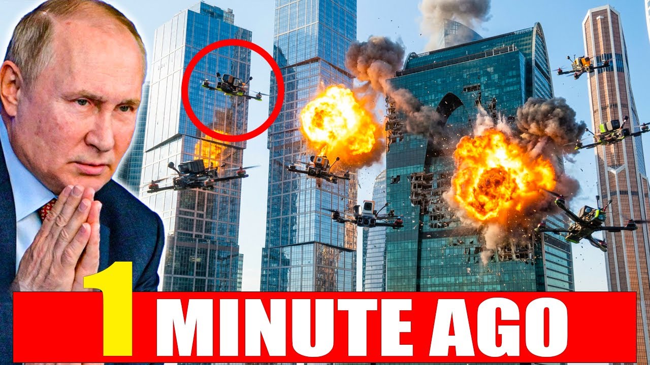 Ukraine Drone Attack Blows Up Russia’s $1B Moscow City Towers   Air Defenses Fail in Capital