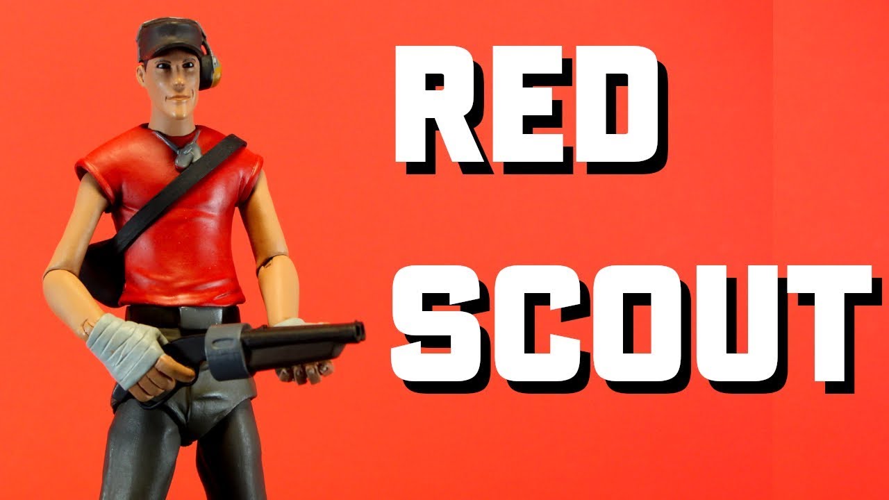 Red Scout TF2 Action Figure Review From NECA