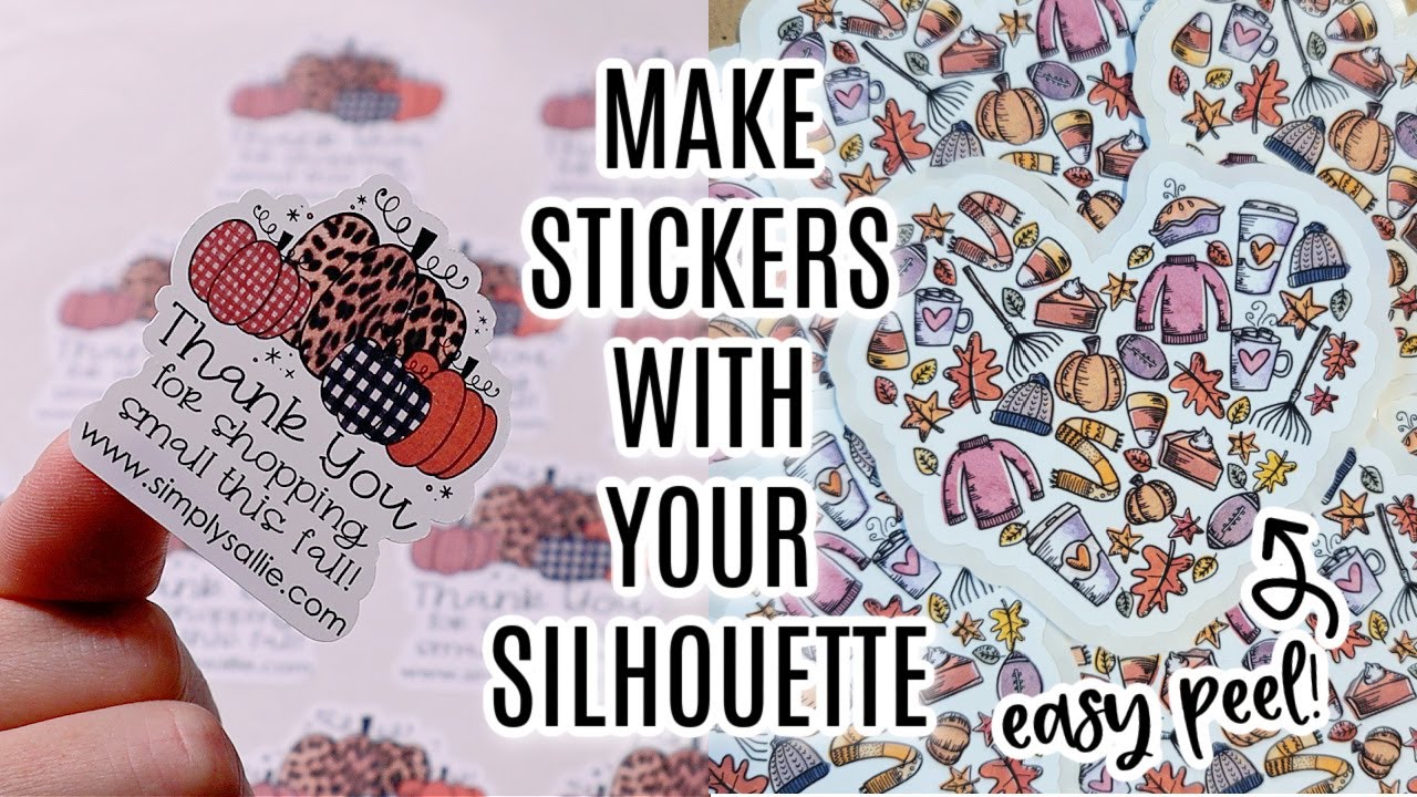 How to Make Stickers with Your Silhouette Cameo | Level Up Your Small Business!