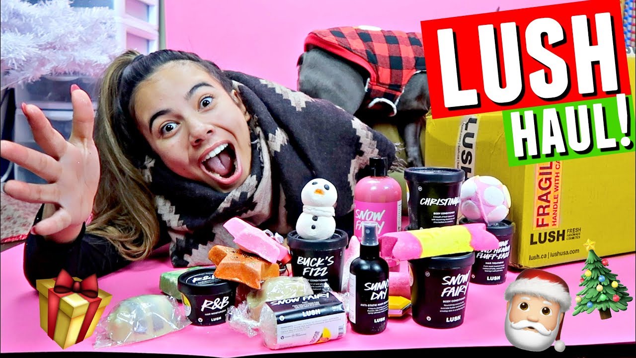 HUGE LUSH CHRISTMAS HAUL! + Lush Collection and Storage | Vlogmas Day 4