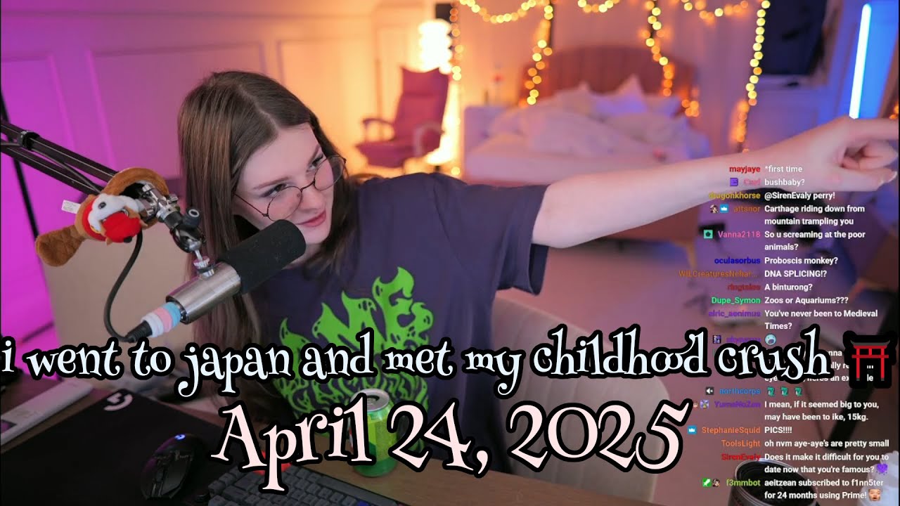 F1NN5TER 2025-04-24 Stream: i went to japan and met my childhood crush ⛩️