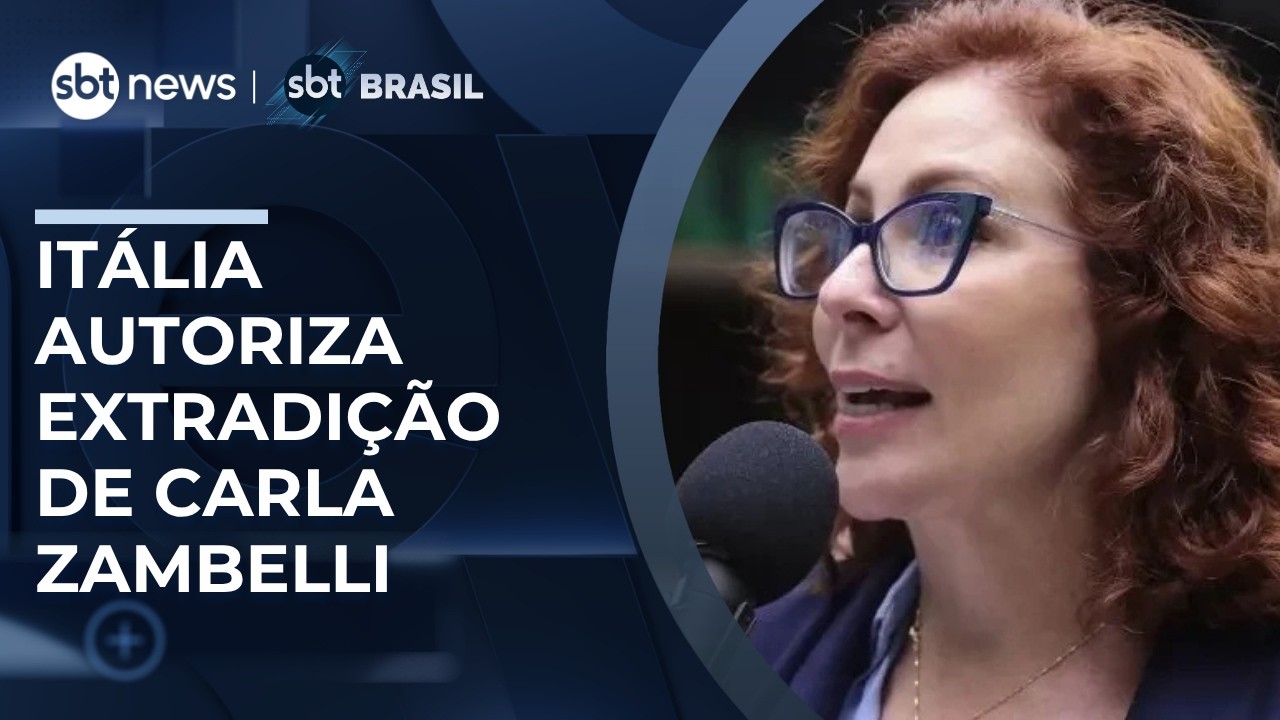 Justi&ccedil;a da It&aacute;lia autoriza extradi&ccedil;&atilde;o da ex-deputada Carla Zambelli para o Brasil | #SBTBrasil