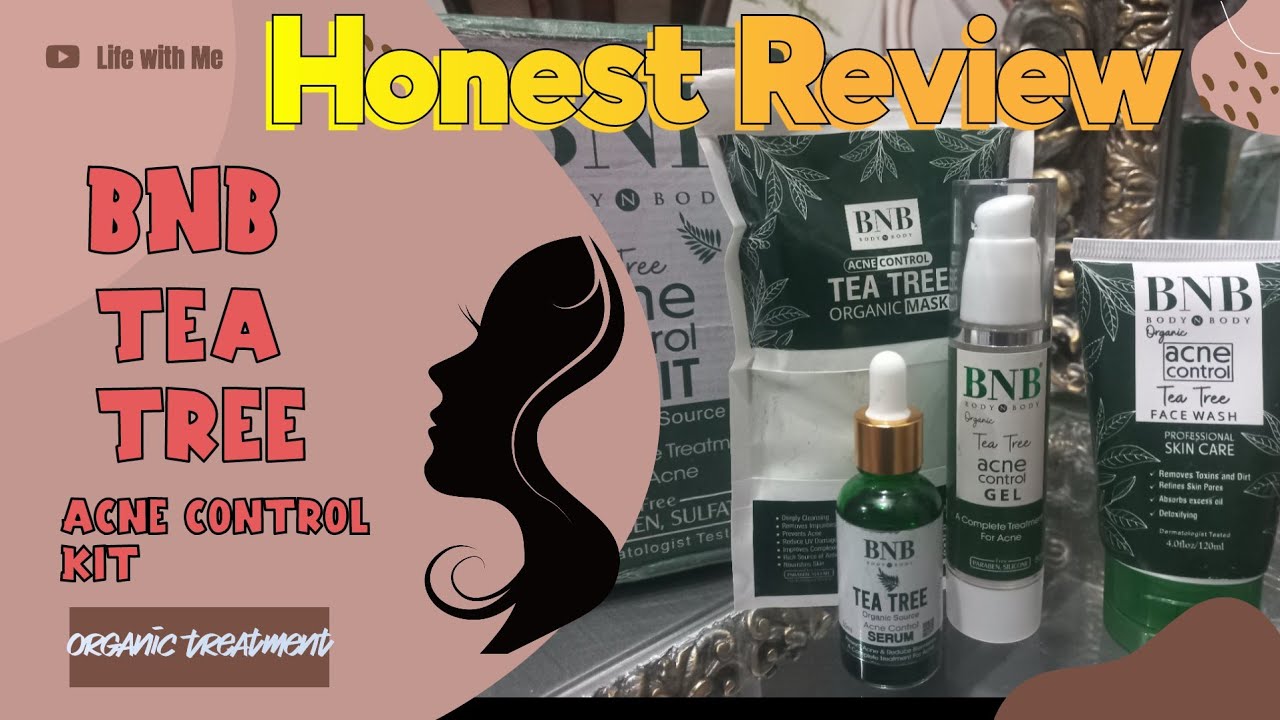 BNB Tea Tree Acne Control Kit....||Honest Review on Acne Control products ||😇🤢😳😨