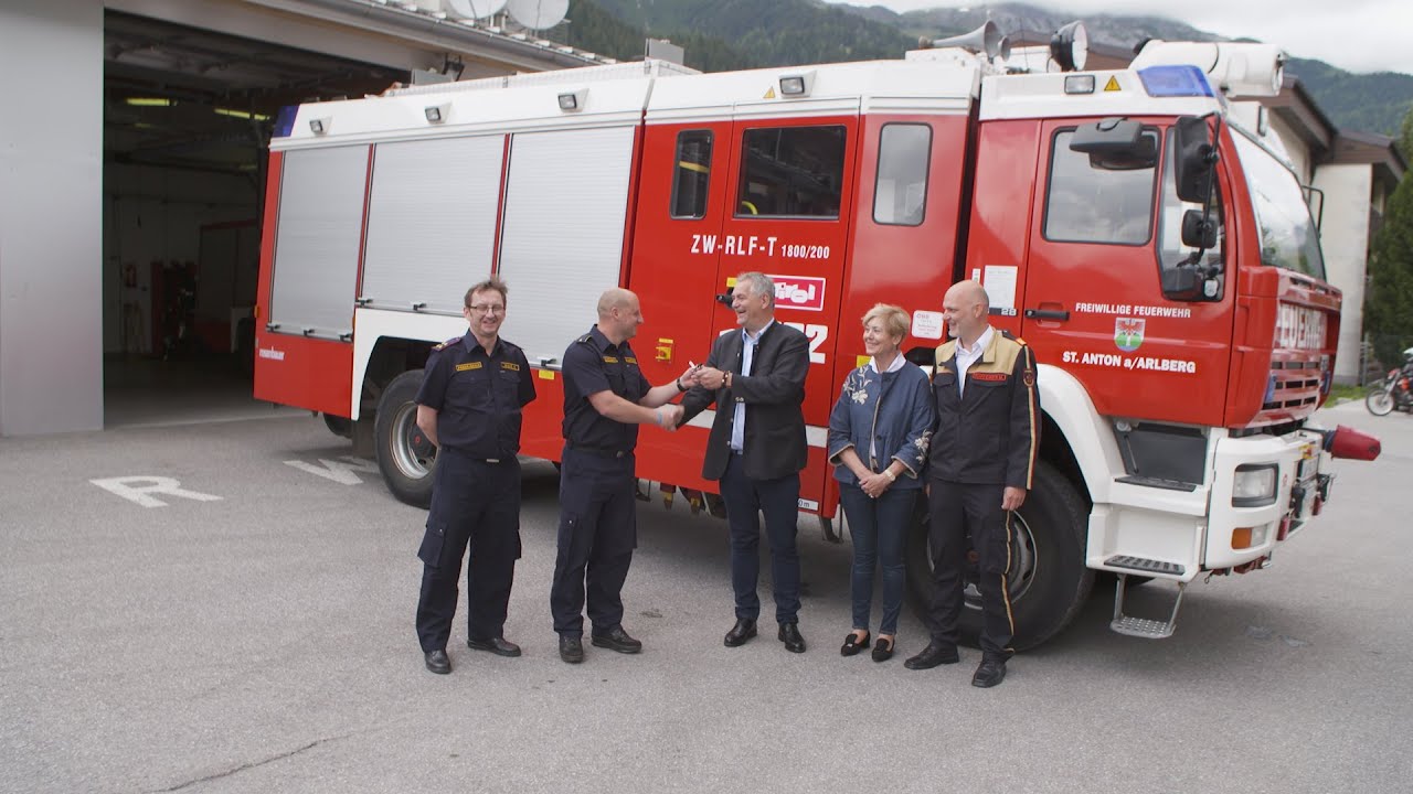 FF St. Anton am Arlberg - Feuerwehrfahrzeug nach Kroatien gespendet