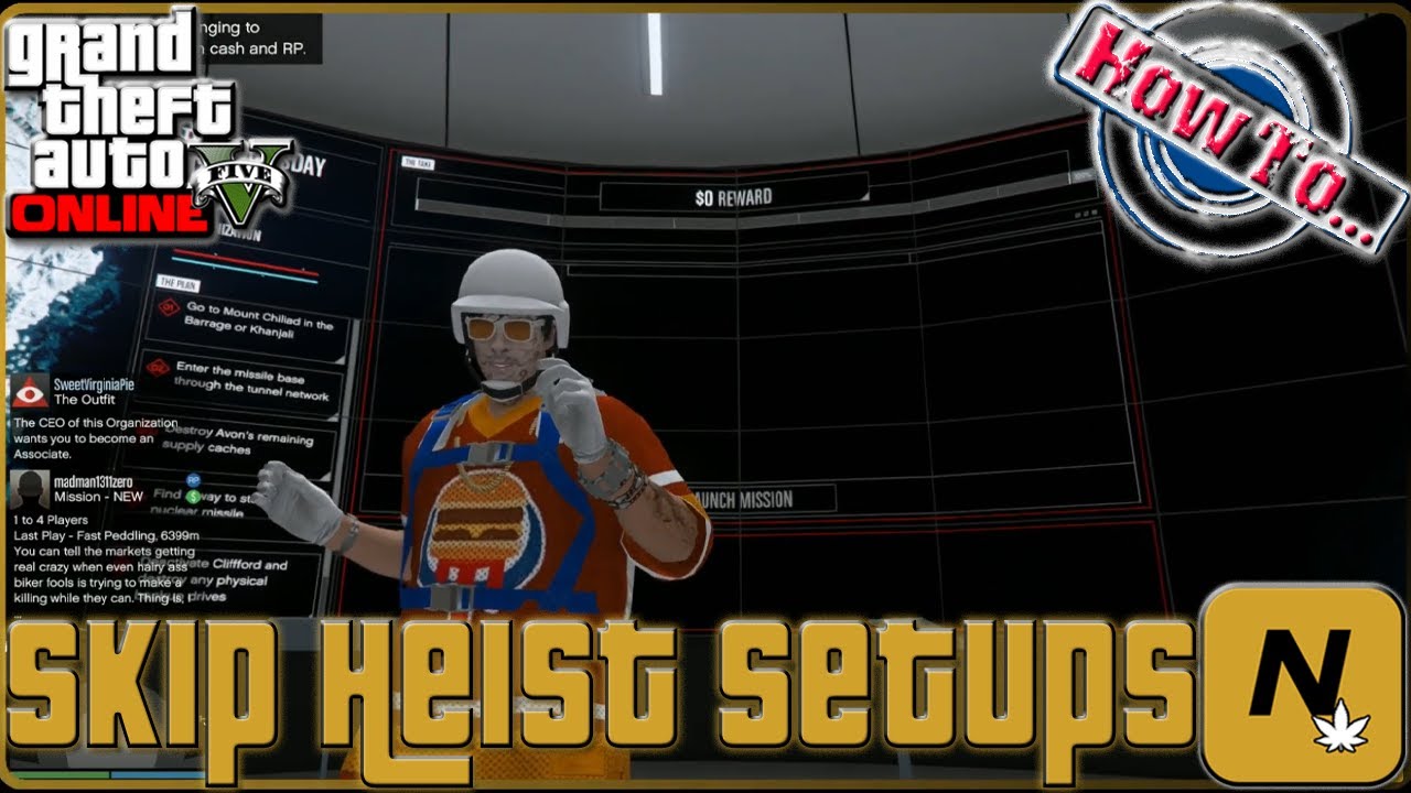 (PATCHED) Grand Theft Auto V Online: Facility Skip Heist Setup Glitch