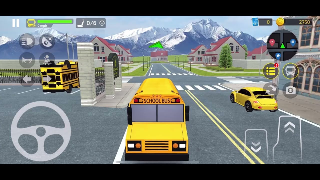 School Bus driveing game 