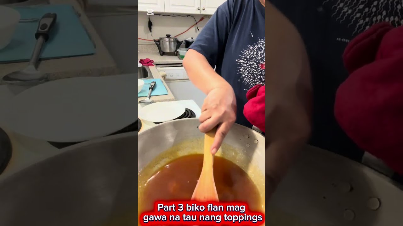 Part 3 biko flan gawa na tau next nag sugar