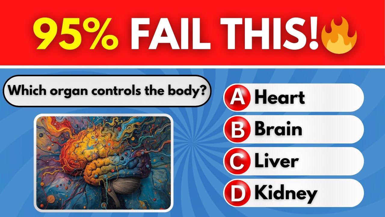 Body Parts IQ Test 🔥 | 90% People Fail This Quiz!