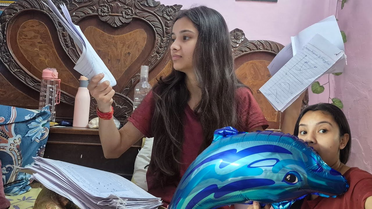 Exam papers mil gye checking start ✅️ Yuvi ko mila new toy 🐟