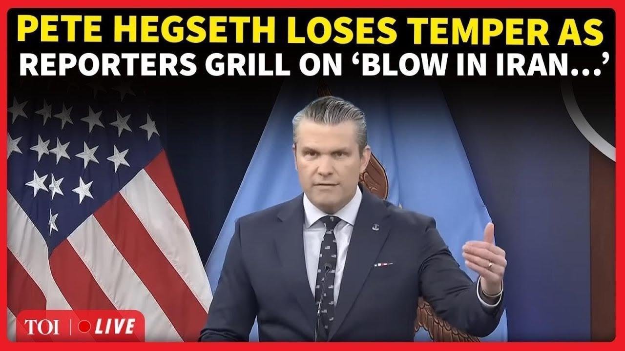 Pete Hegseth | &lsquo;You Think You Know More Than&hellip;&rsquo;: US War Secy SHOUTS As Reporters Grill Over Iran War